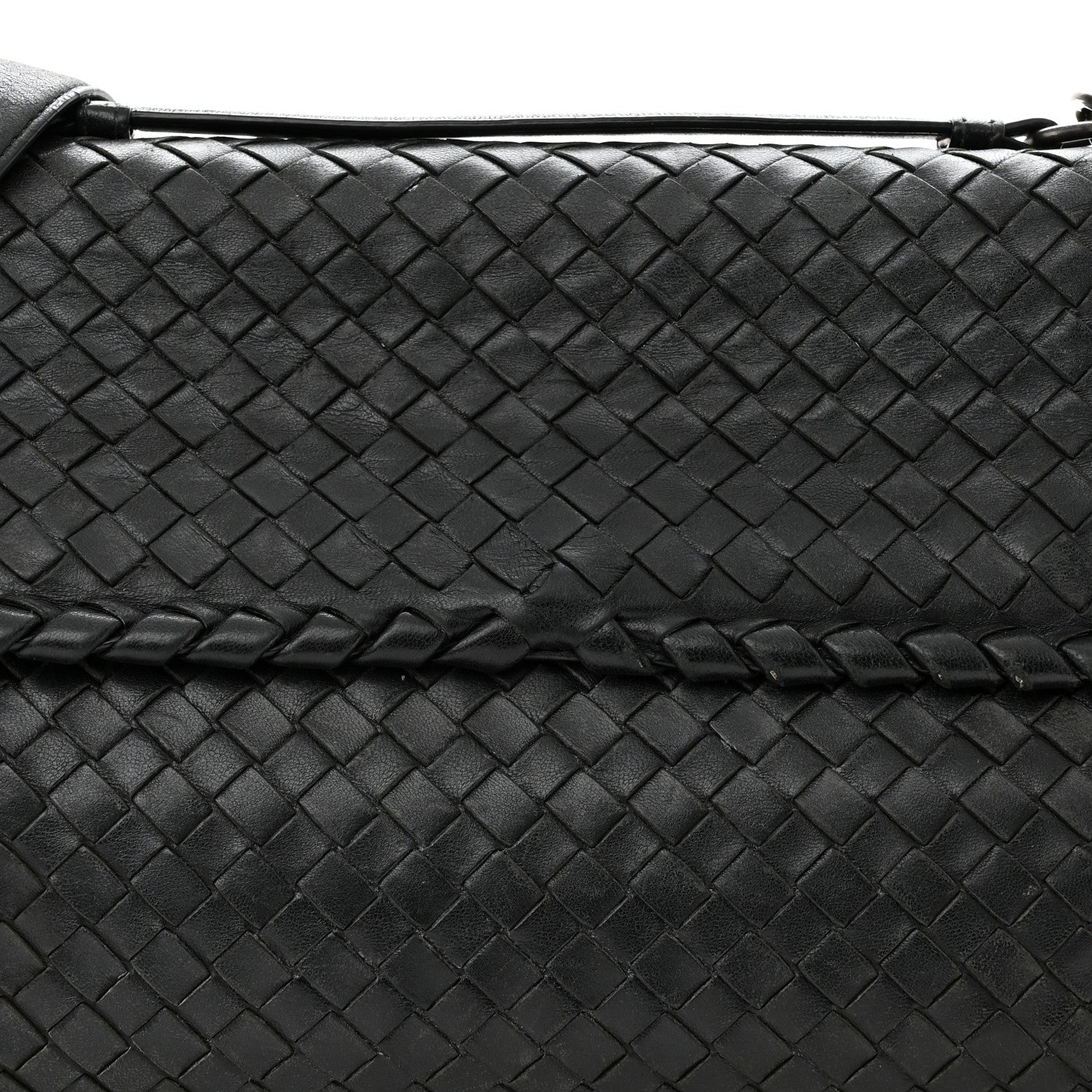 Bottega Veneta Nappa Intrecciato Medium Olimpia Shoulder Bag Black 8 of 13