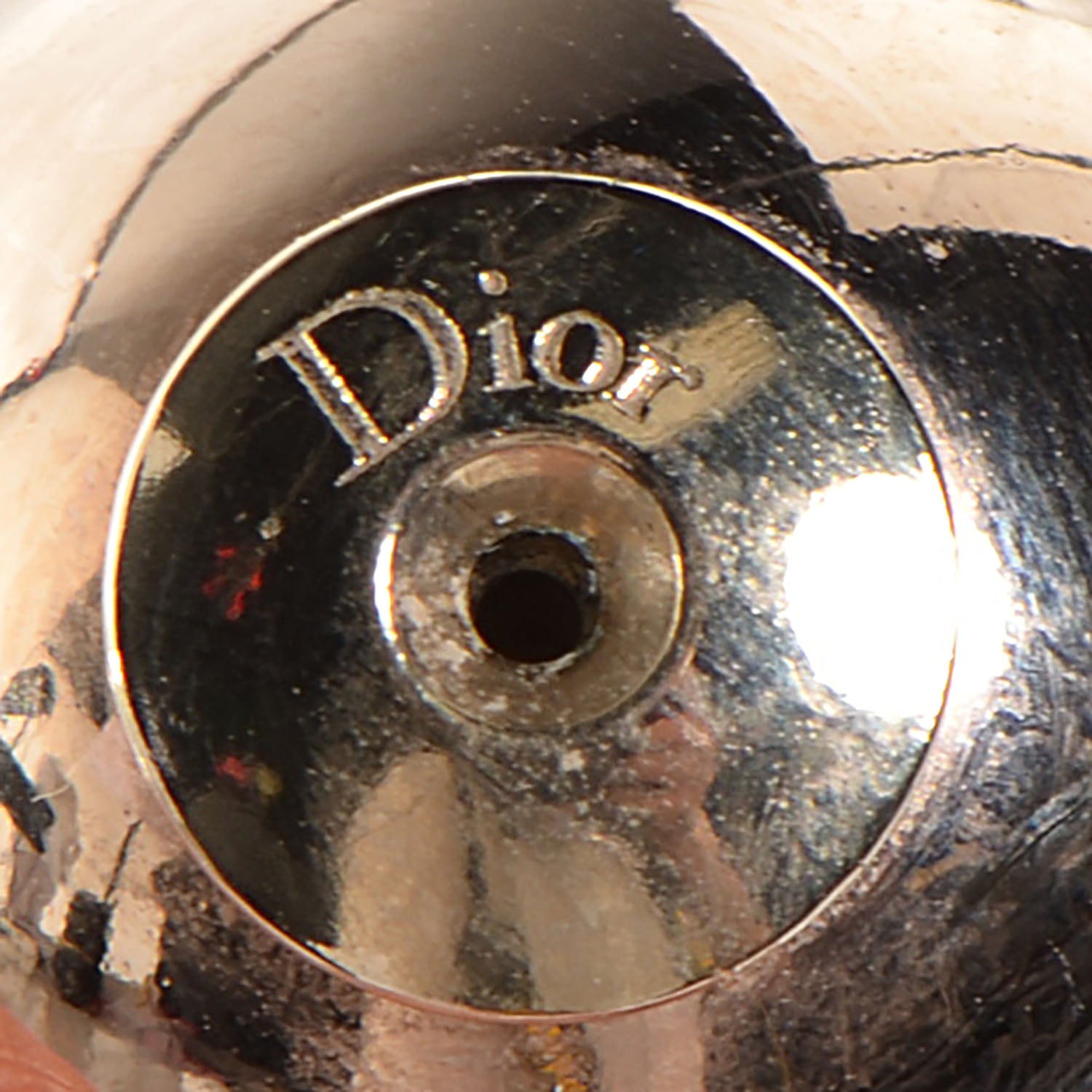 Christian Dior Mise En Dior Tribal Earrings Rose Gold Silver 4 of 5