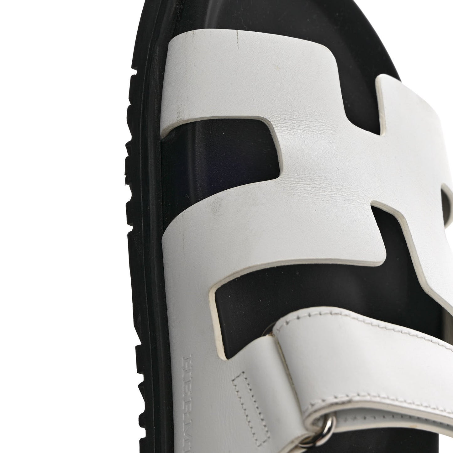 Calfskin Womens Chypre Sandals 38 White