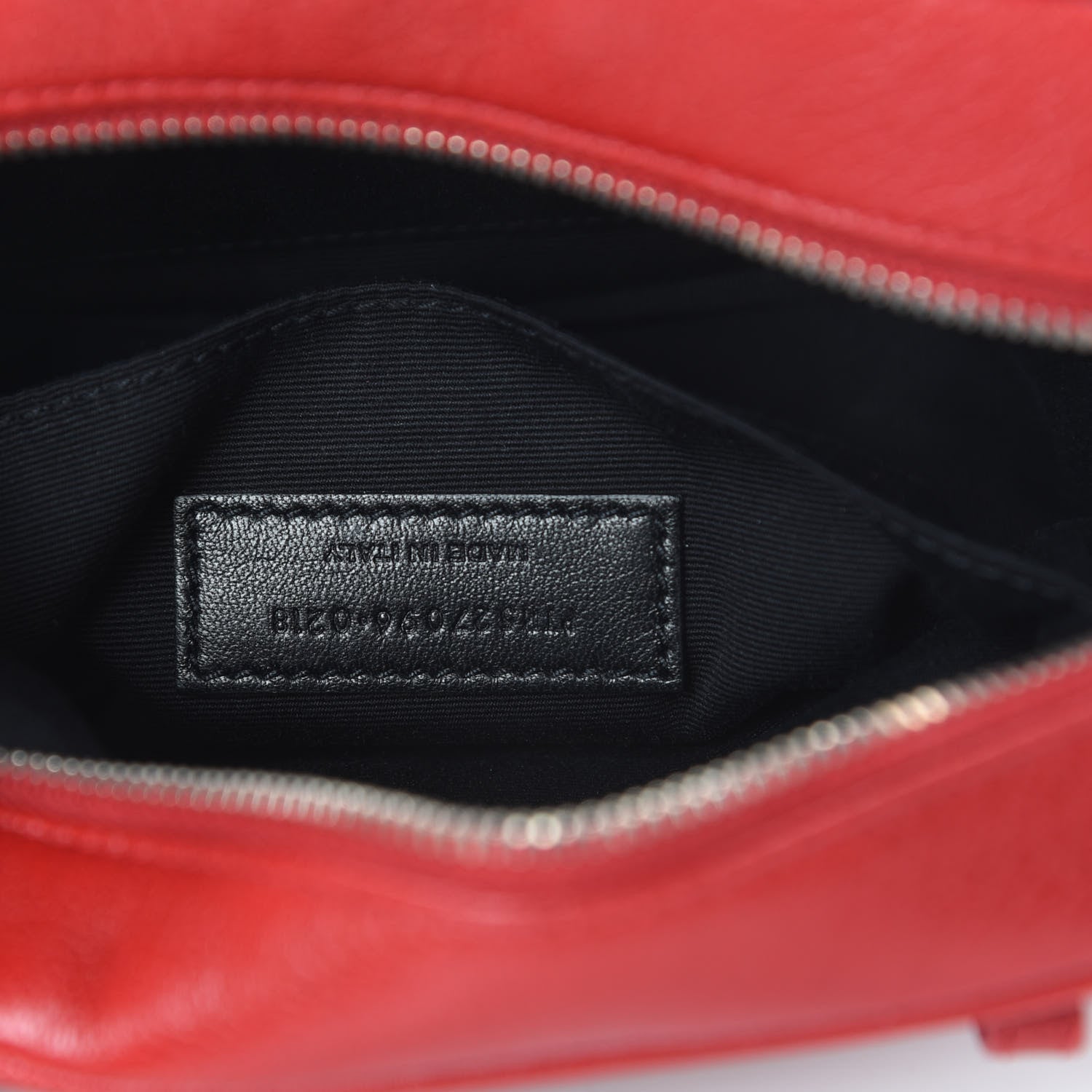 Saint Laurent Lambskin Monogram Lou Belt Bag Red 7 of 11