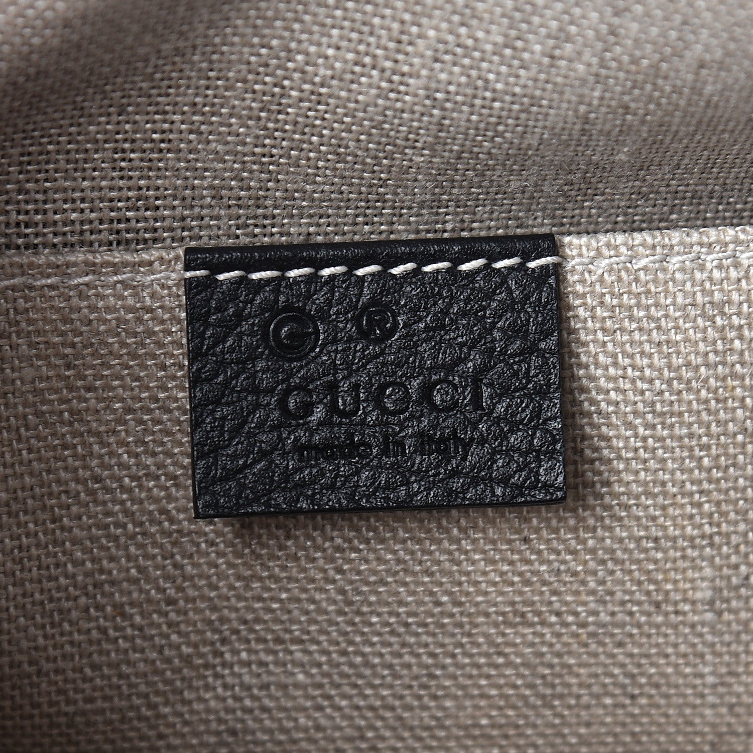 Gucci Dollar Calfskin Small GG Charm Dome Bag Black 6 of 10