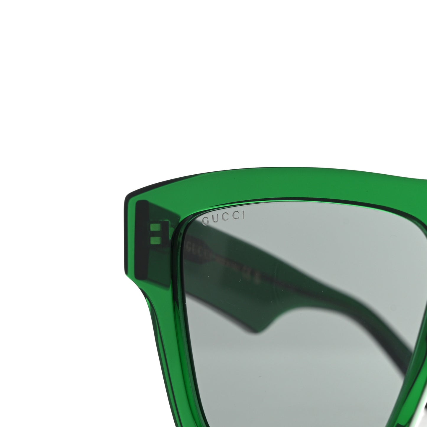 Acetate Rectangle Sunglasses GG0962S Green