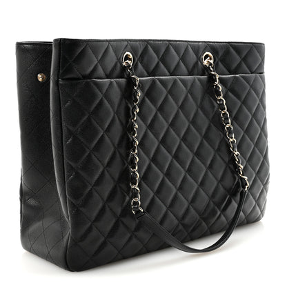 Chanel Caviar Quilted Large Shopping Tote Black 3 of 10