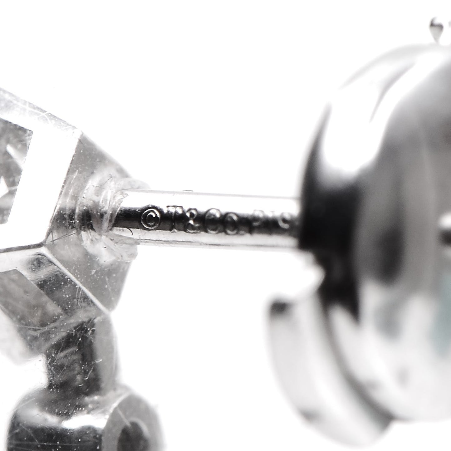 Platinum Diamond Long Grace Drop Earrings