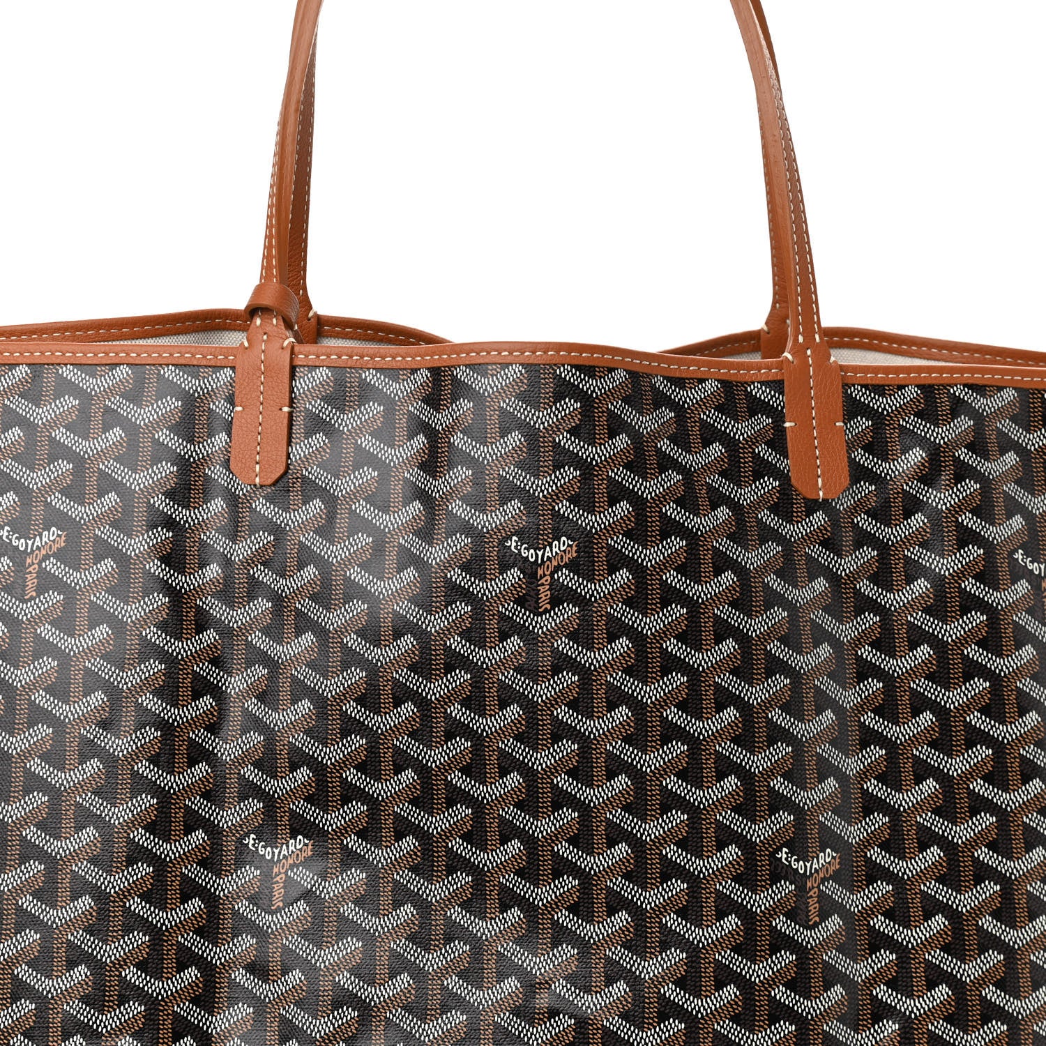 Goyard Goyardine Saint Louis GM Black Gold 9 of 11