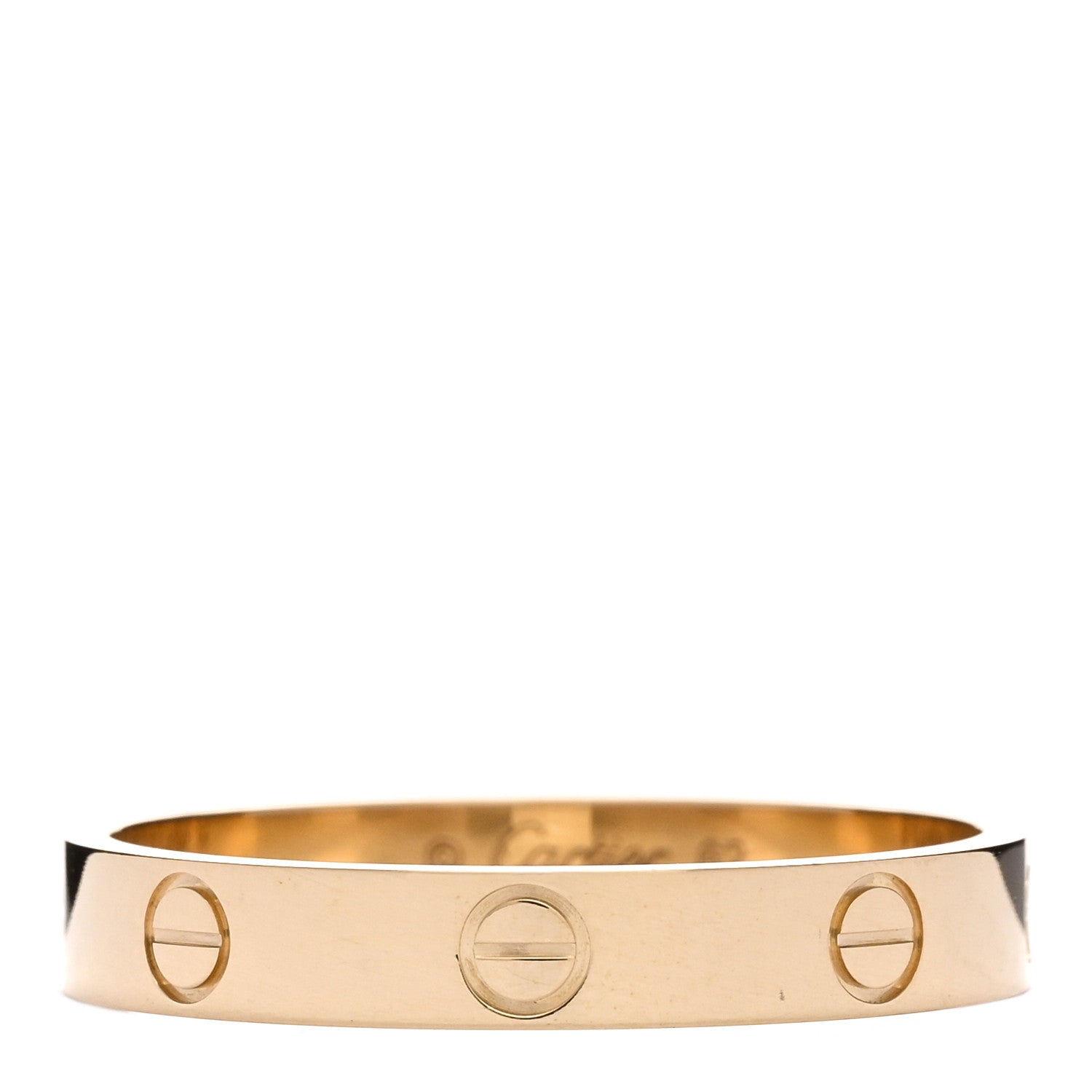 Cartier 18K Yellow Gold 3.5mm LOVE Wedding Band Ring 62 10 1 of 4