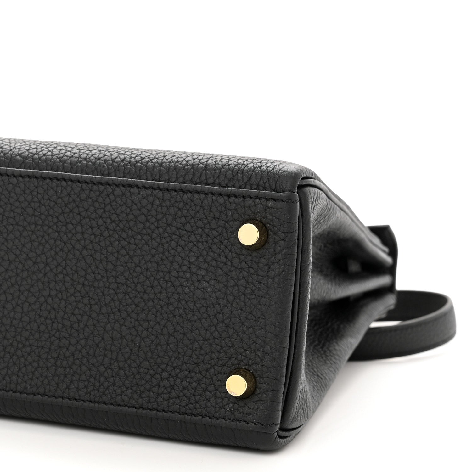Hermes Togo Kelly Retourne 25 Black 10 of 10
