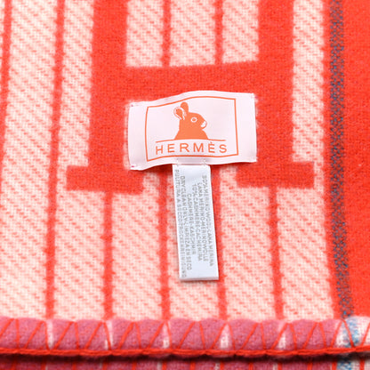 Hermes Wool Cashmere Avalon Passe-Passe Blanket Figue 3 of 4