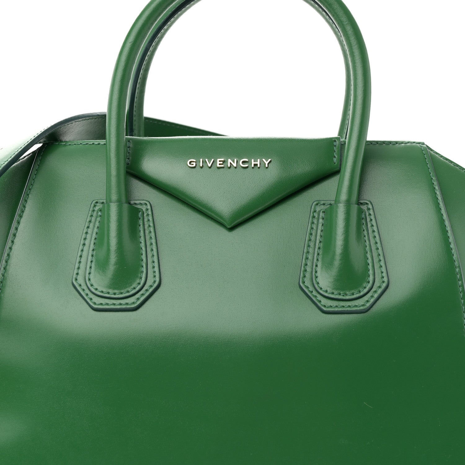 Givenchy Shiny Lord Calfskin Small Antigona Emerald 8 of 11