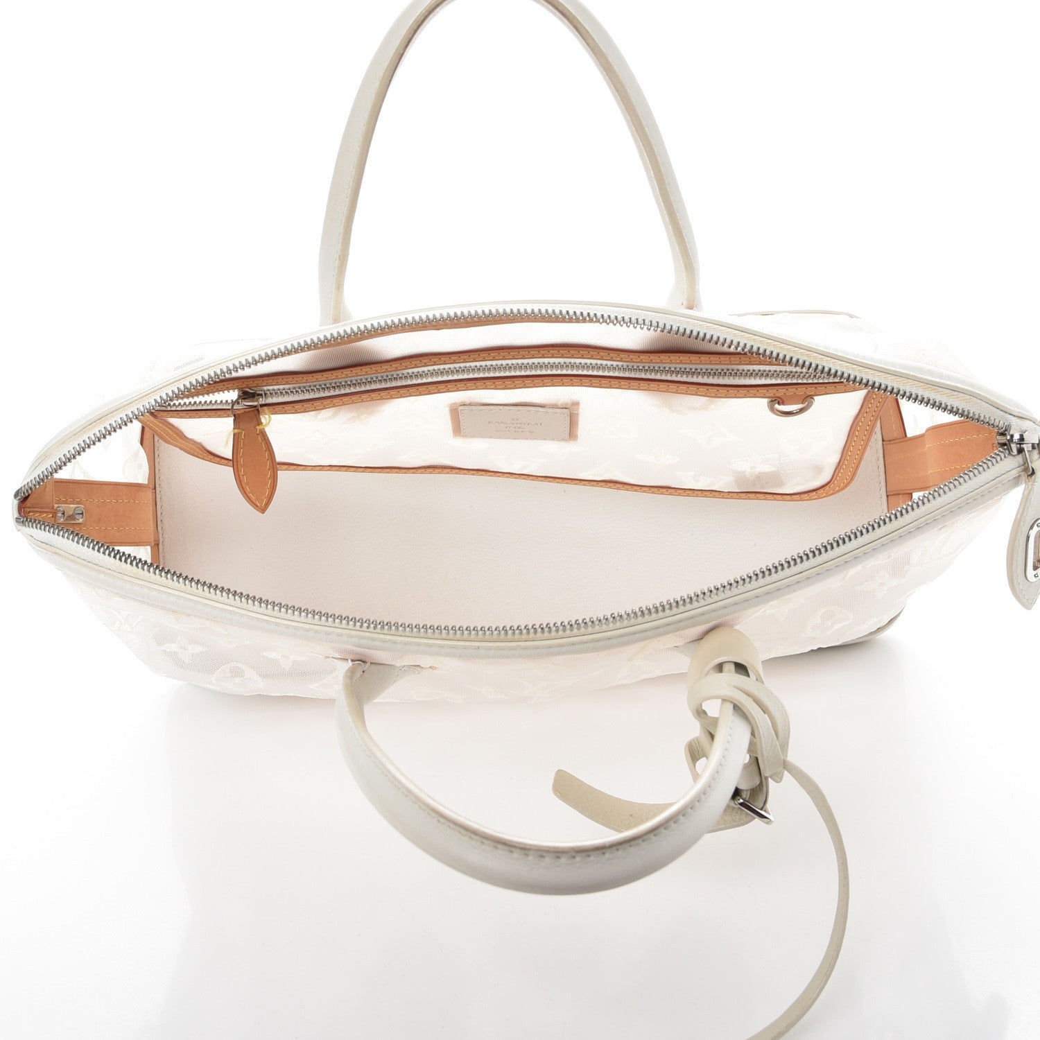 Louis Vuitton Monogram Transparence Lockit East-West White 5 of 12