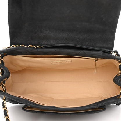 Chanel Iridescent Calfskin Large Chic Quilt Flap Black 5 of 10