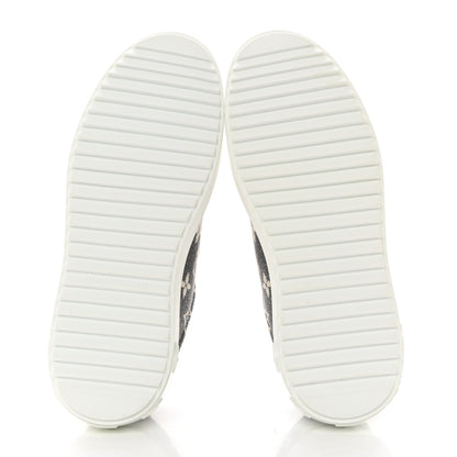 Louis Vuitton Denim Monogram Time Out Sneakers 37 5 of 9