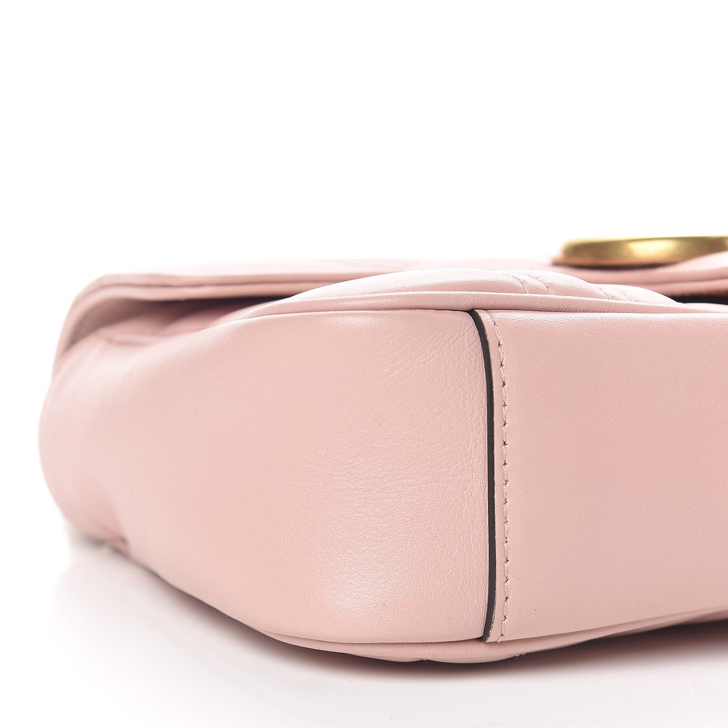 Calfskin Matelasse Mini GG Marmont Shoulder Bag Perfect Pink