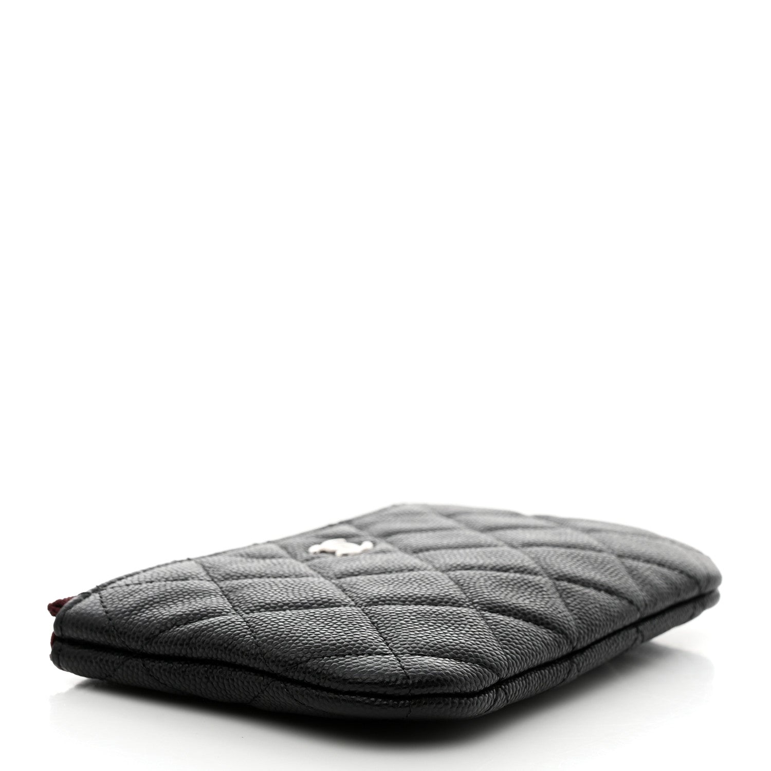 Chanel Caviar Quilted Small Cosmetic Case Black 4 of 8