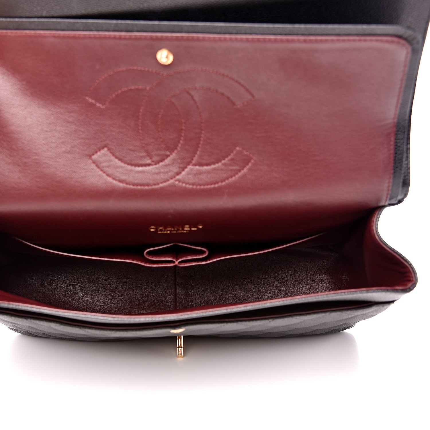 Chanel Caviar Quilted Maxi Double Flap Black 4 of 10