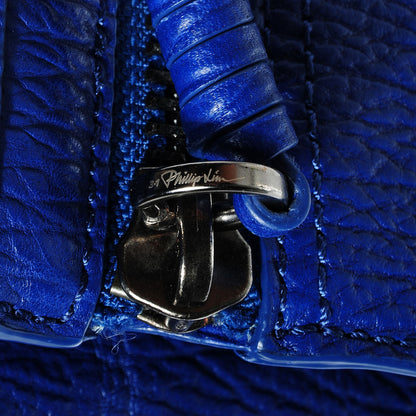 3.1 Phillip Lim 3.1 Leather Medium Pashli Satchel Cobalt Blue 10 of 12