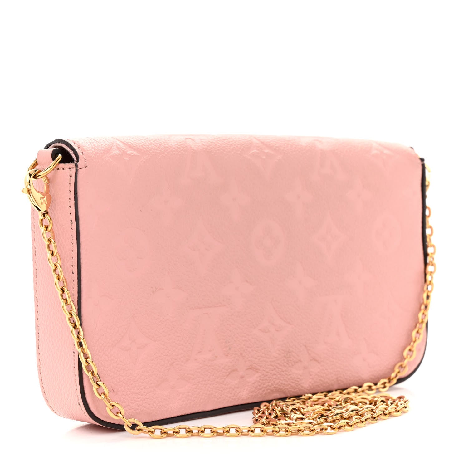 Louis Vuitton Empreinte Pochette Felicie Chain Wallet Rose Poudre 4 of 18
