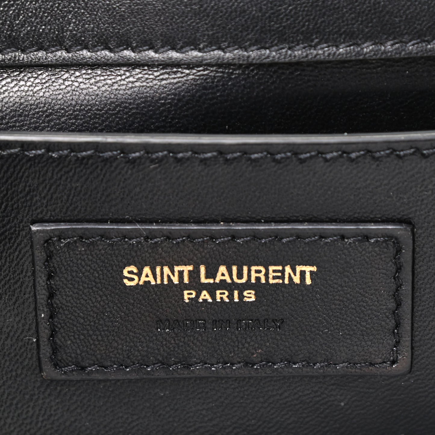 Suede Small Classic Monogram Palm Tree Kate Satchel Black