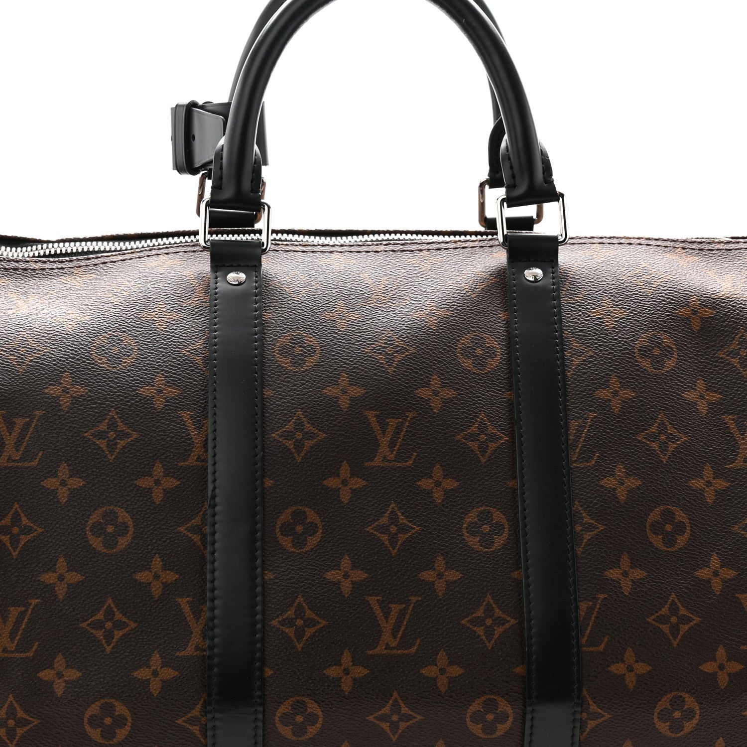 Louis Vuitton Monogram Macassar Keepall Bandouliere 55 6 of 9
