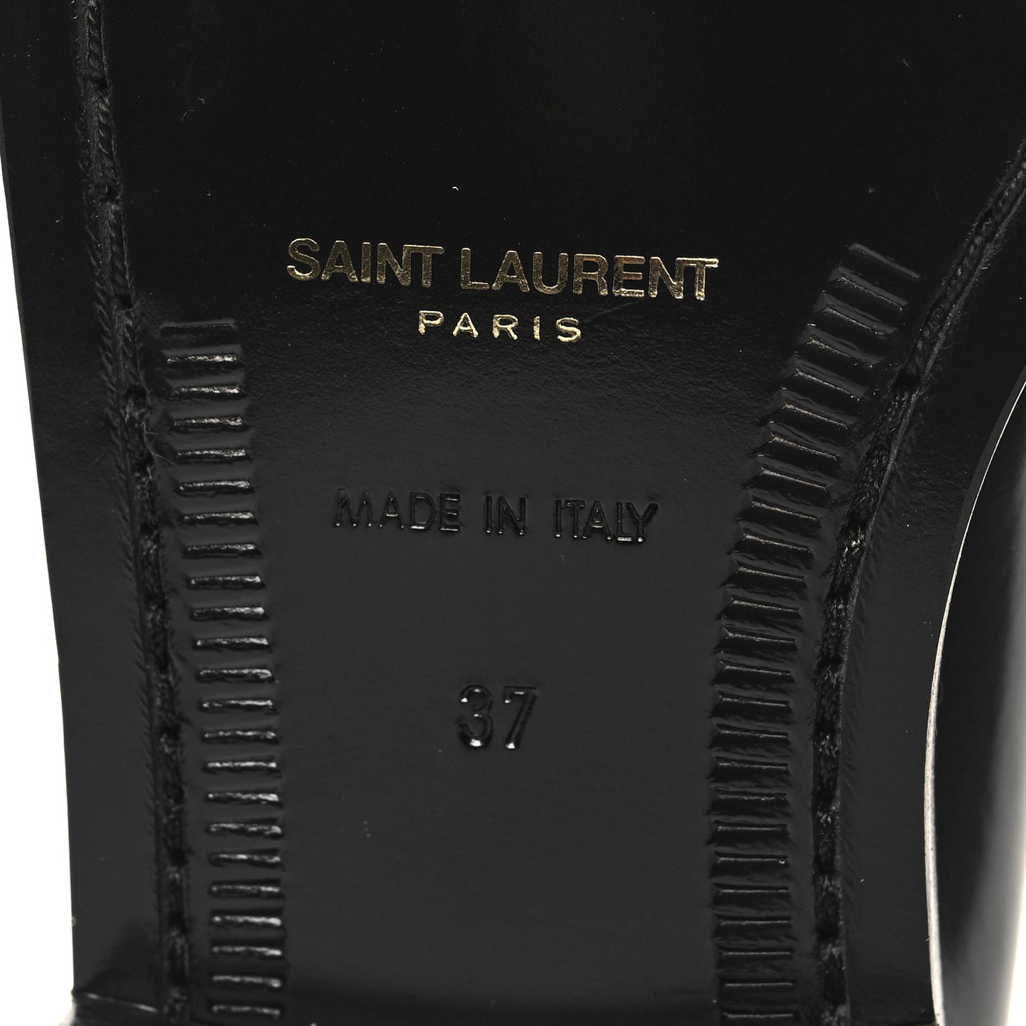 Calfskin Penny Loafers 37 Black