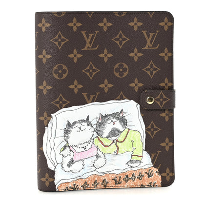 Louis Vuitton Monogram Grace Coddington Desk Agenda Cover MM 1 of 6