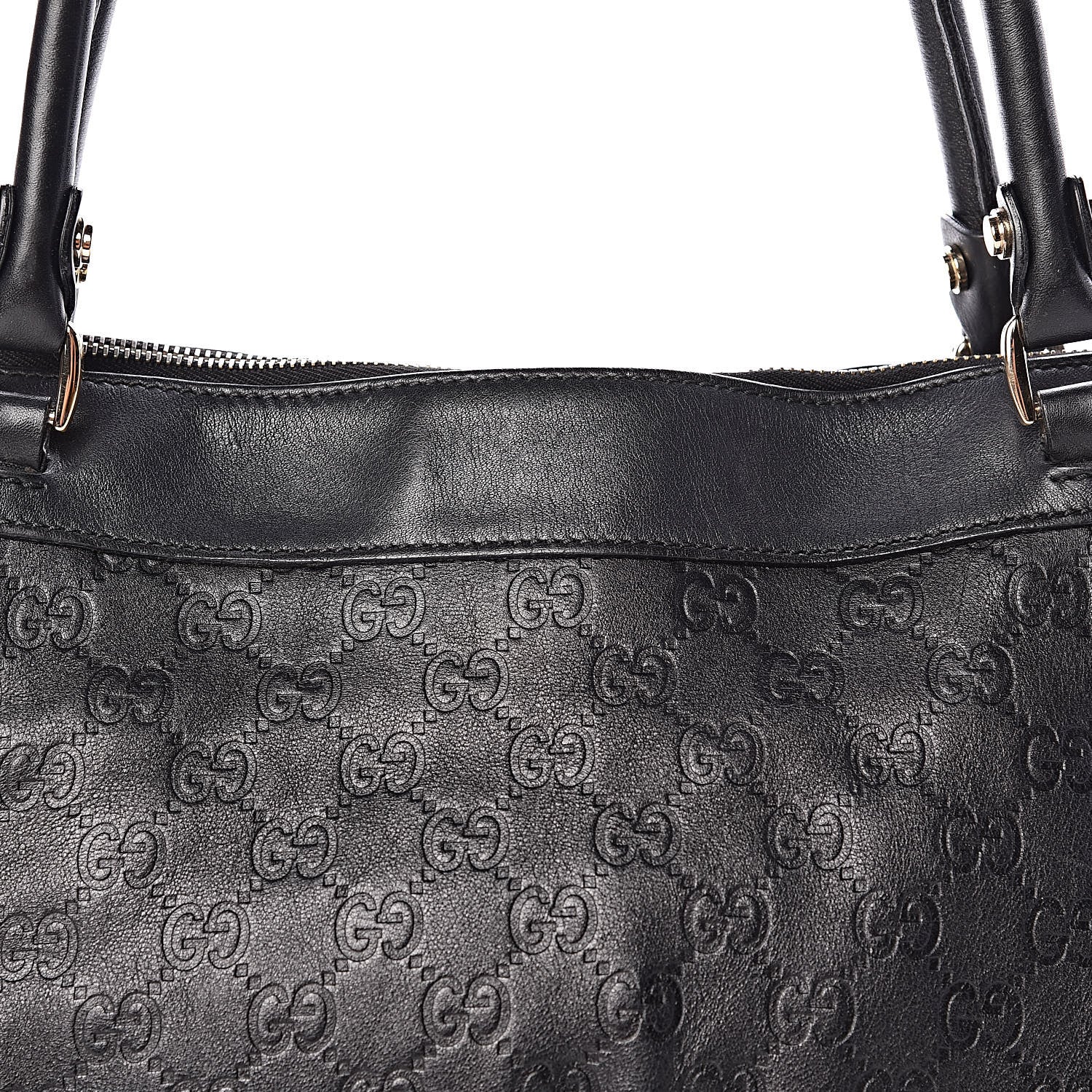 Gucci Guccissima D Gold Tote Black 13 of 15
