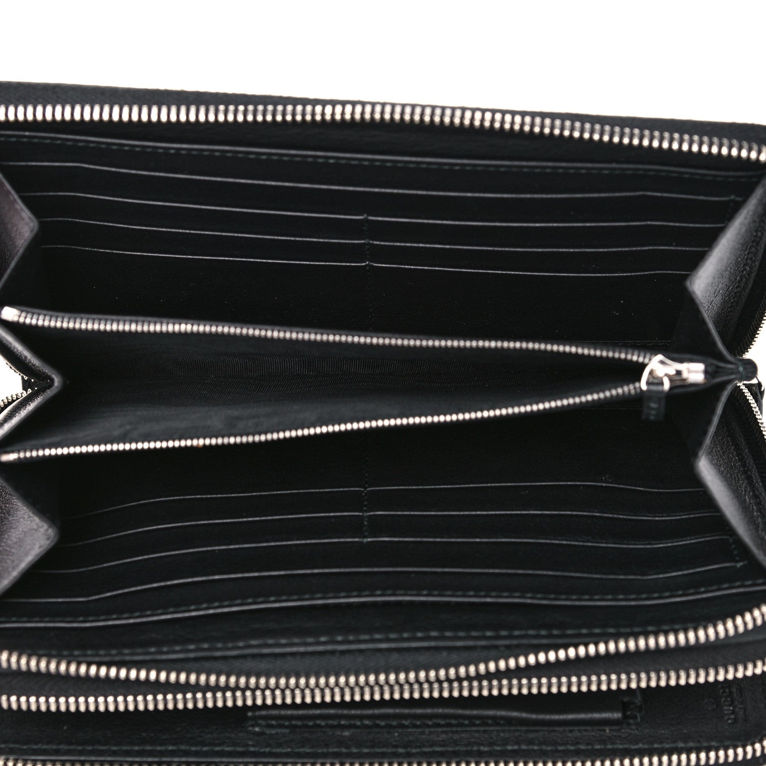 Gucci Crocodile Travel Document Case Black 6 of 14