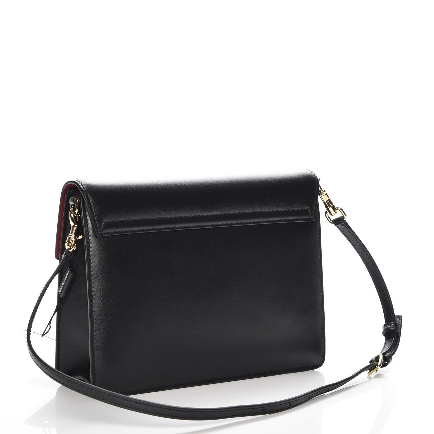 Dolce & Gabbana Calfskin Lucia Shoulder Bag Black 2 of 14