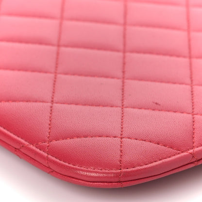 Chanel Lambskin Quilted iPad Case Sleeve Fuchsia 8 of 9