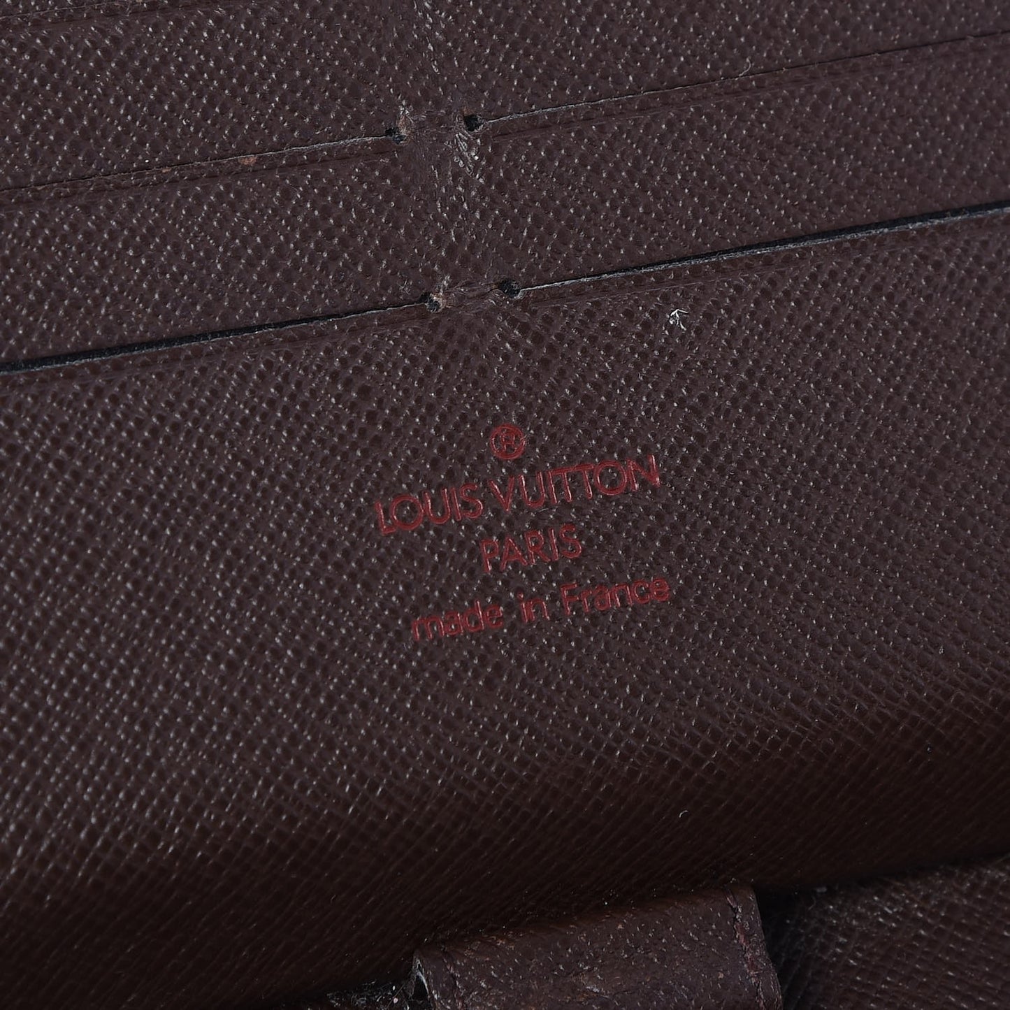 Damier Ebene Zippy Organizer Wallet