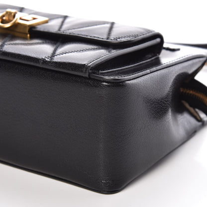 Givenchy Goatskin Diamond Quilted Pocket Crossbody Black 8 of 8