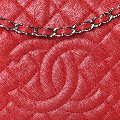 Chanel Caviar Quilted Timeless Accordion Flap Red 8 of 12
