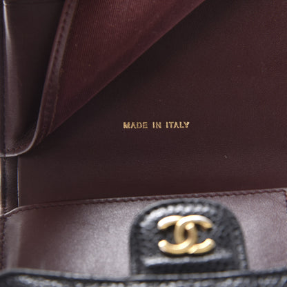 Chanel Caviar Quilted Compact Flap Wallet Black 13 of 13