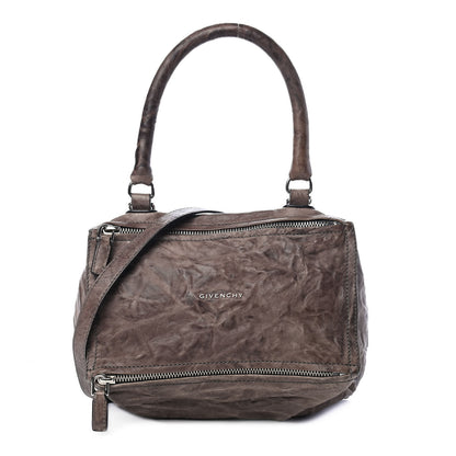 Givenchy Tumbled Sheepskin Small Pandora Charcoal 1 of 9