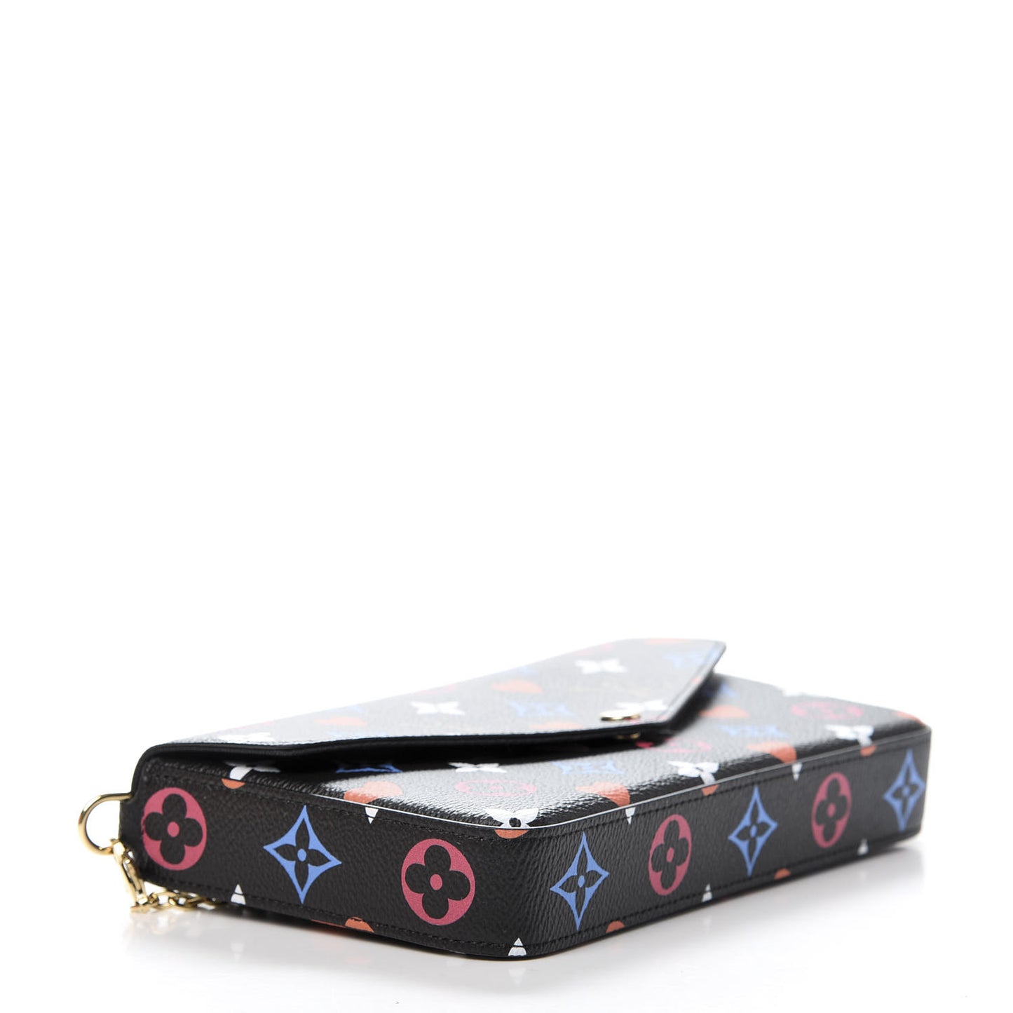 Game On Felicie Chain Wallet Black