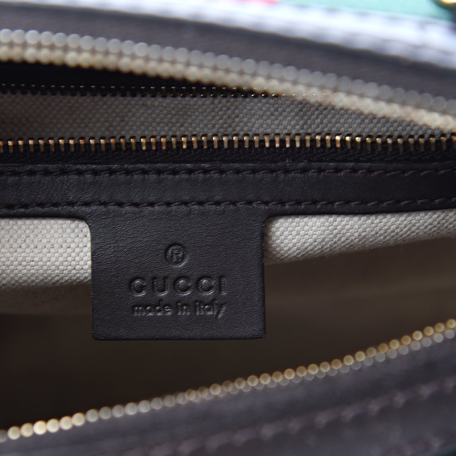 Gucci Monogram Vintage Web Medium Boston Dark Brown 5 of 16