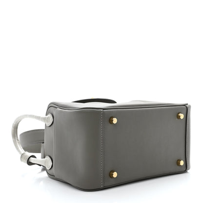 Hermes Swift Matte Alligator Mini Touch Lindy 20 Gris Meyer 4 of 11