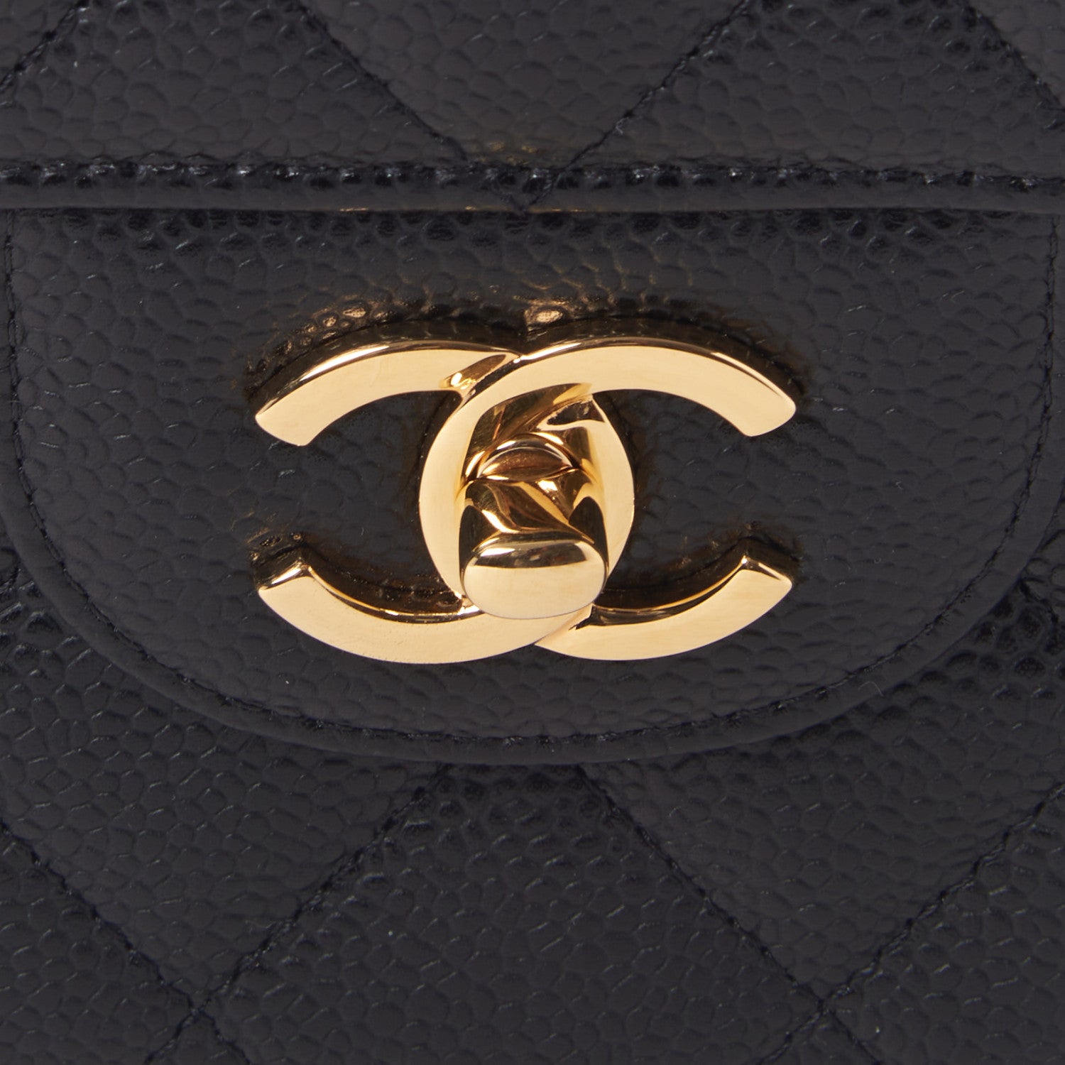 Chanel Caviar Quilted Jumbo Double Flap Black 8 of 11