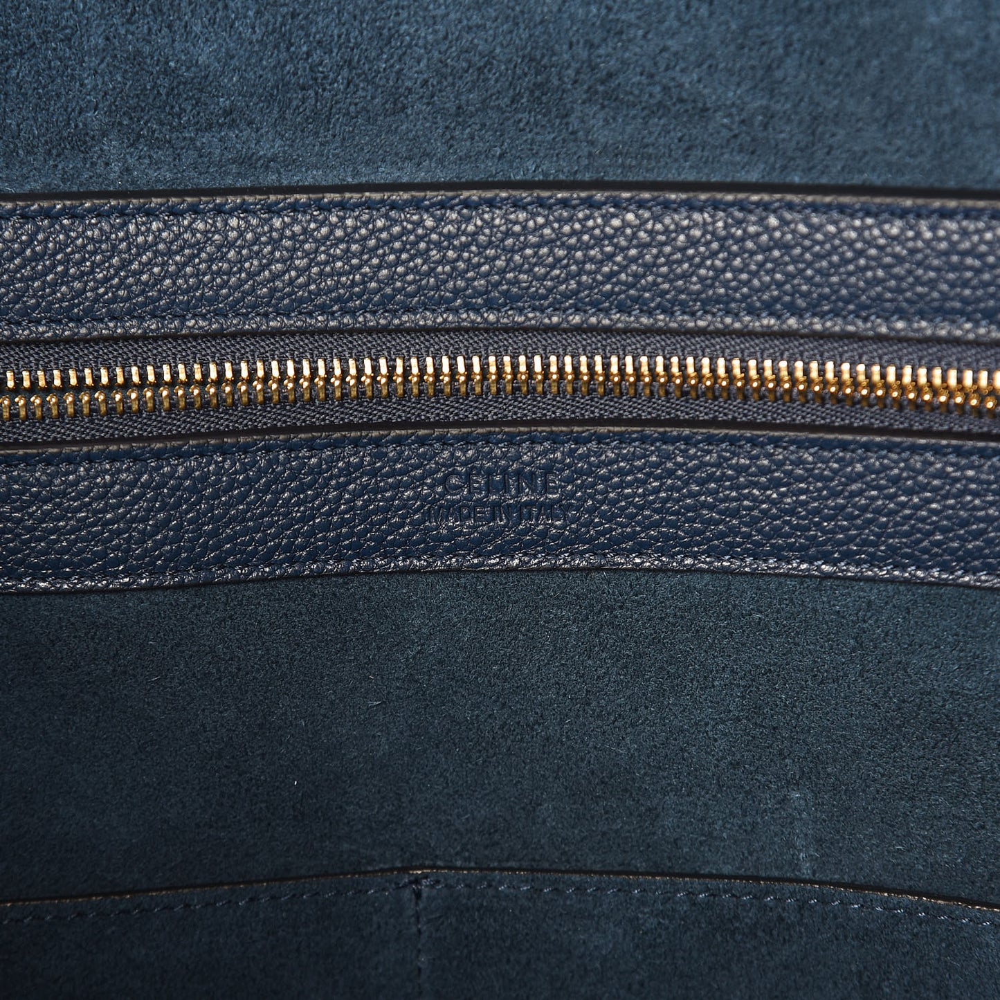Soft Grained Calfskin Small Belt Cabas Phantom Abyss Blue