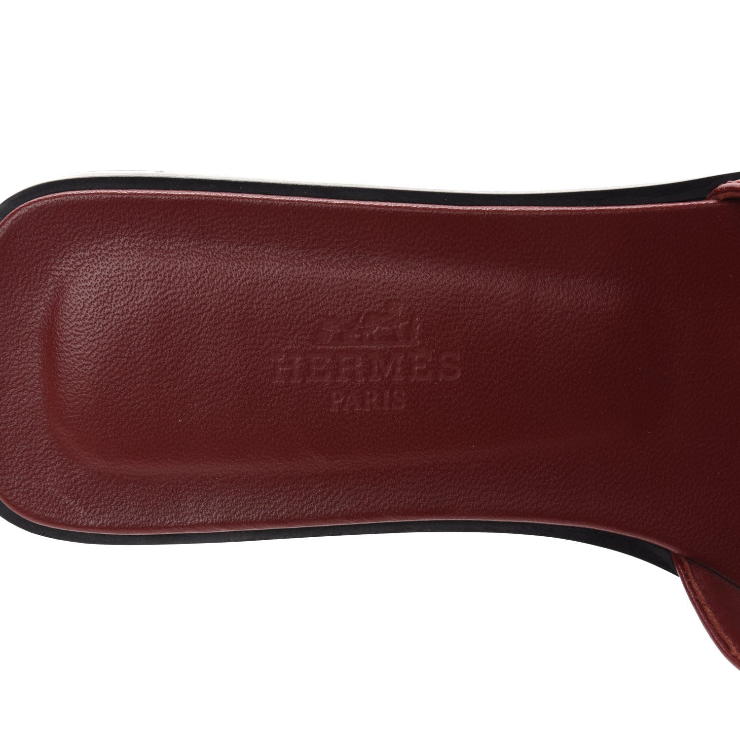 Hermes Calfskin Oran Sandals 36 Rouge Tomette 7 of 13