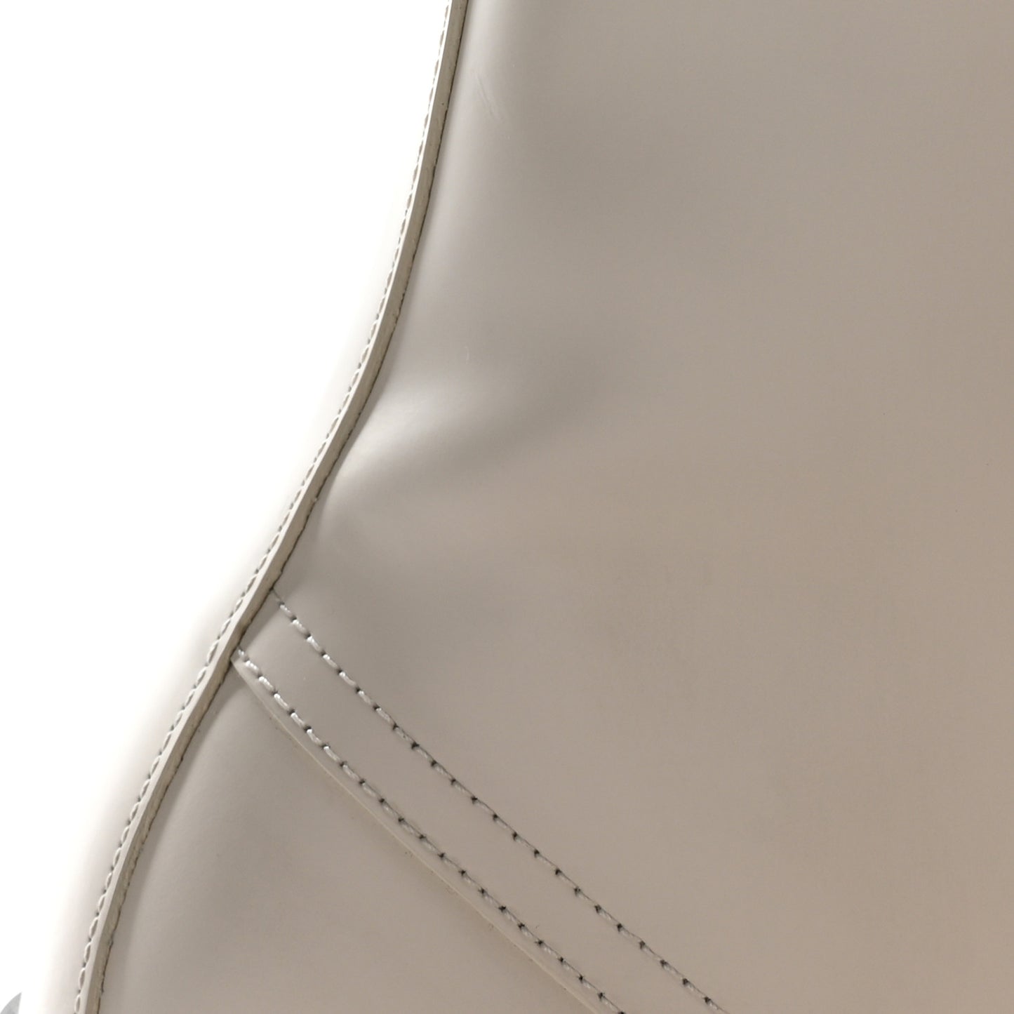 Glossed Calfskin Funk Ankle Boots 36 Beige Glaise