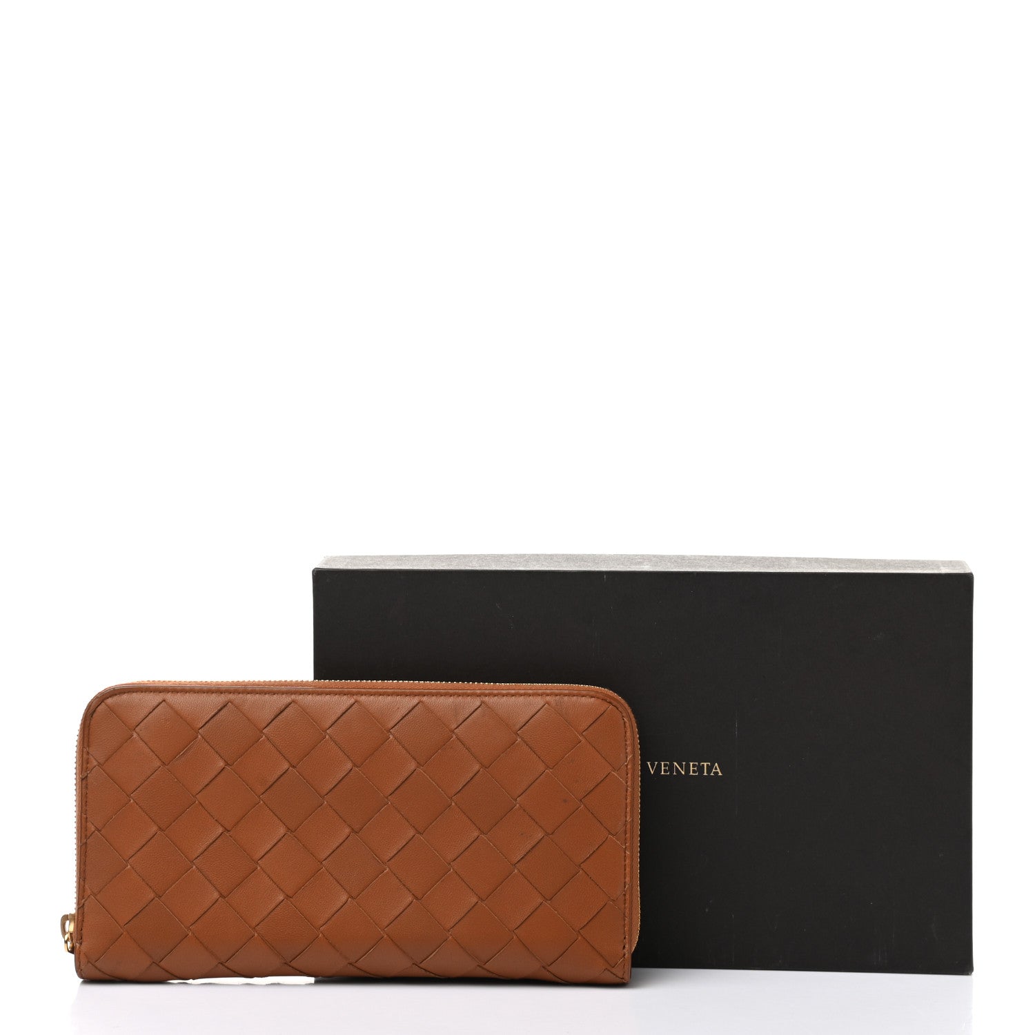 Bottega Veneta Nappa Intrecciato Zip Around Wallet Toscana 8 of 8