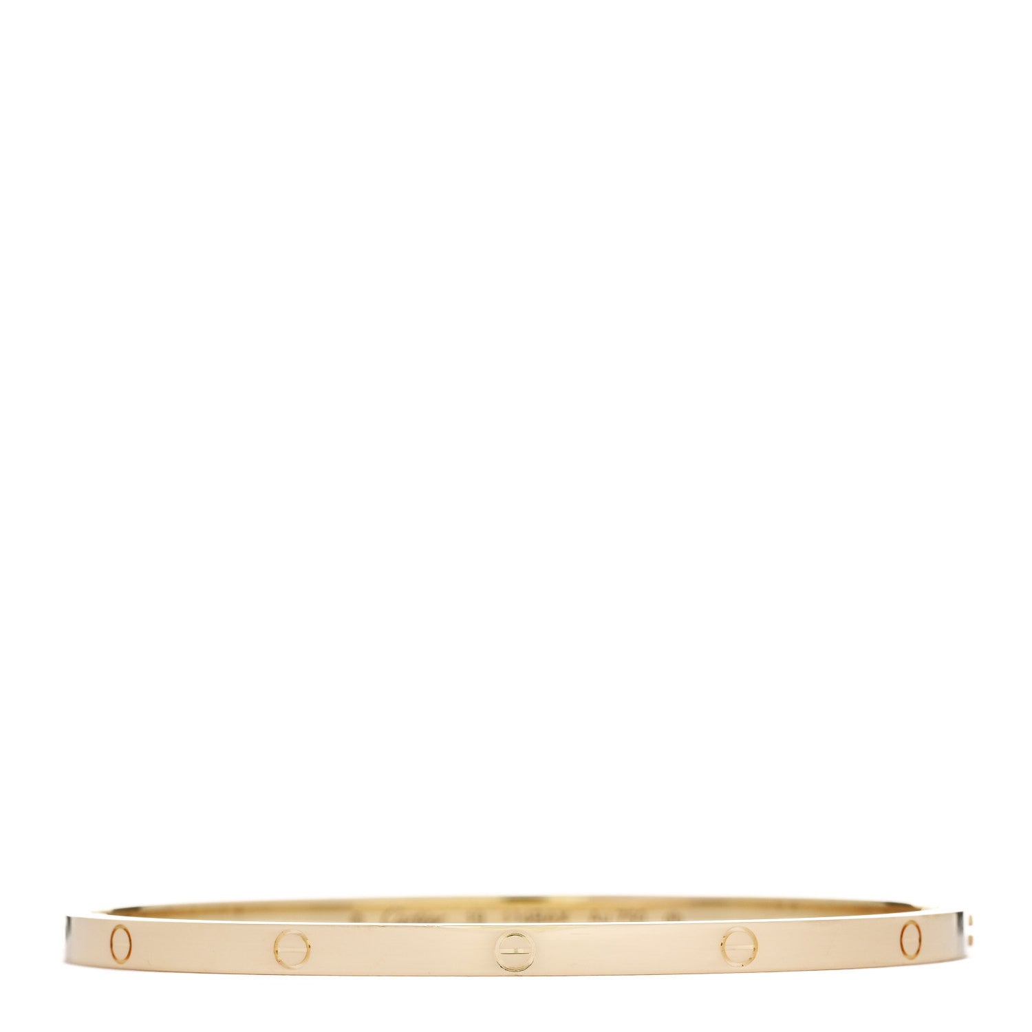 Cartier 18K Yellow Gold Small LOVE Bracelet 19 1 of 8
