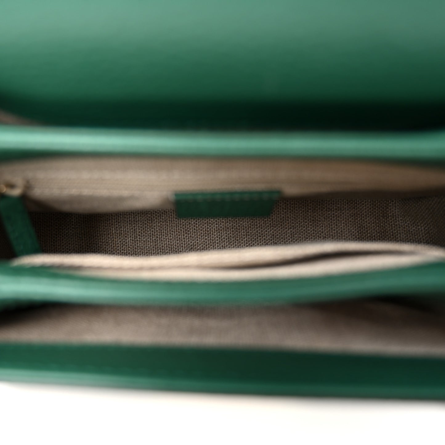 Dollar Calfskin Interlocking G Crossbody Bag Emerald