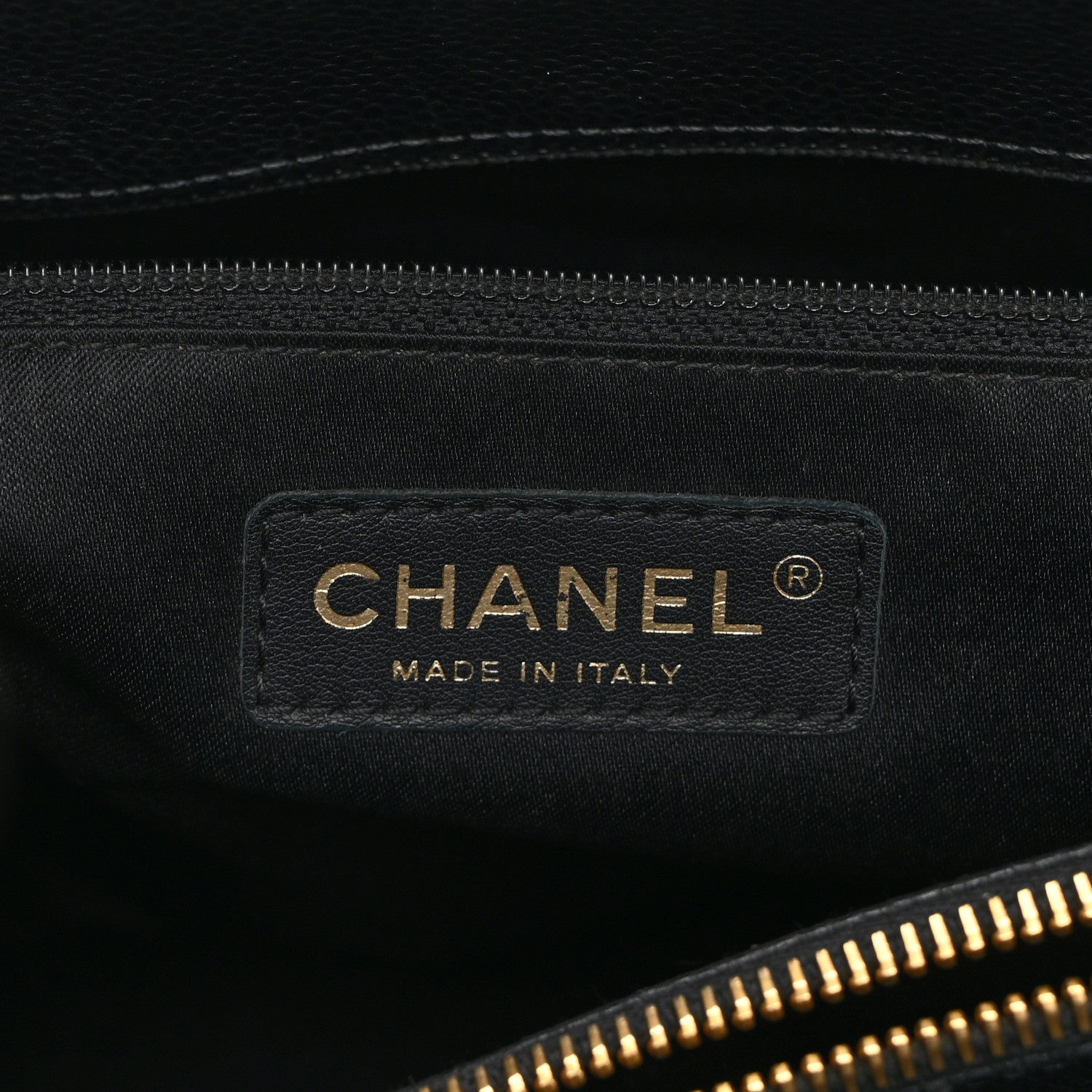 Chanel Caviar Quilted Grand Shopping Tote GST Black 6 of 10