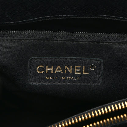 Chanel Caviar Quilted Grand Shopping Tote GST Black 6 of 10