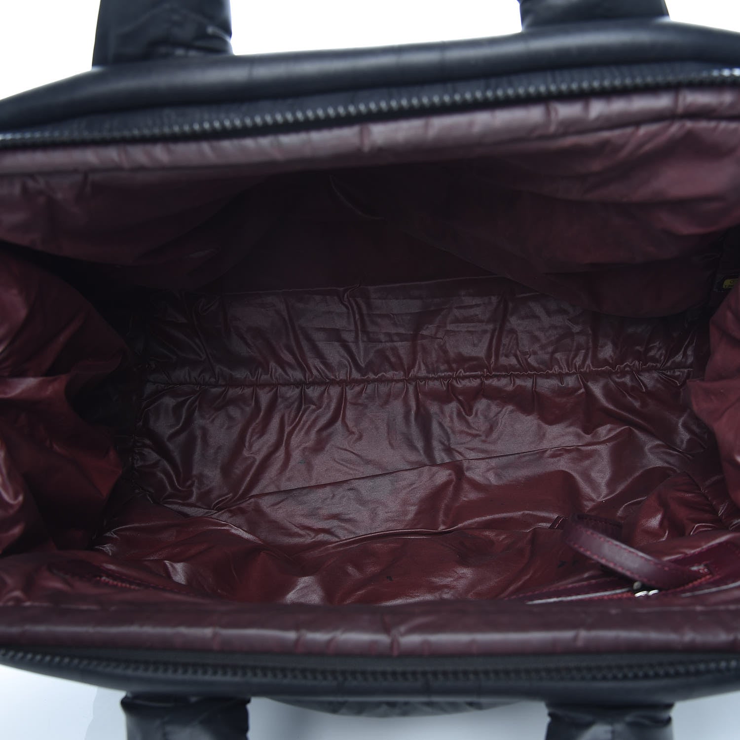 Chanel Nylon Quilted Coco Cocoon Bowler Black 7 of 13
