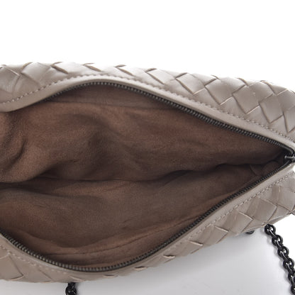 Bottega Veneta Nappa Intrecciato Mini Chain Messenger Fume 6 of 10