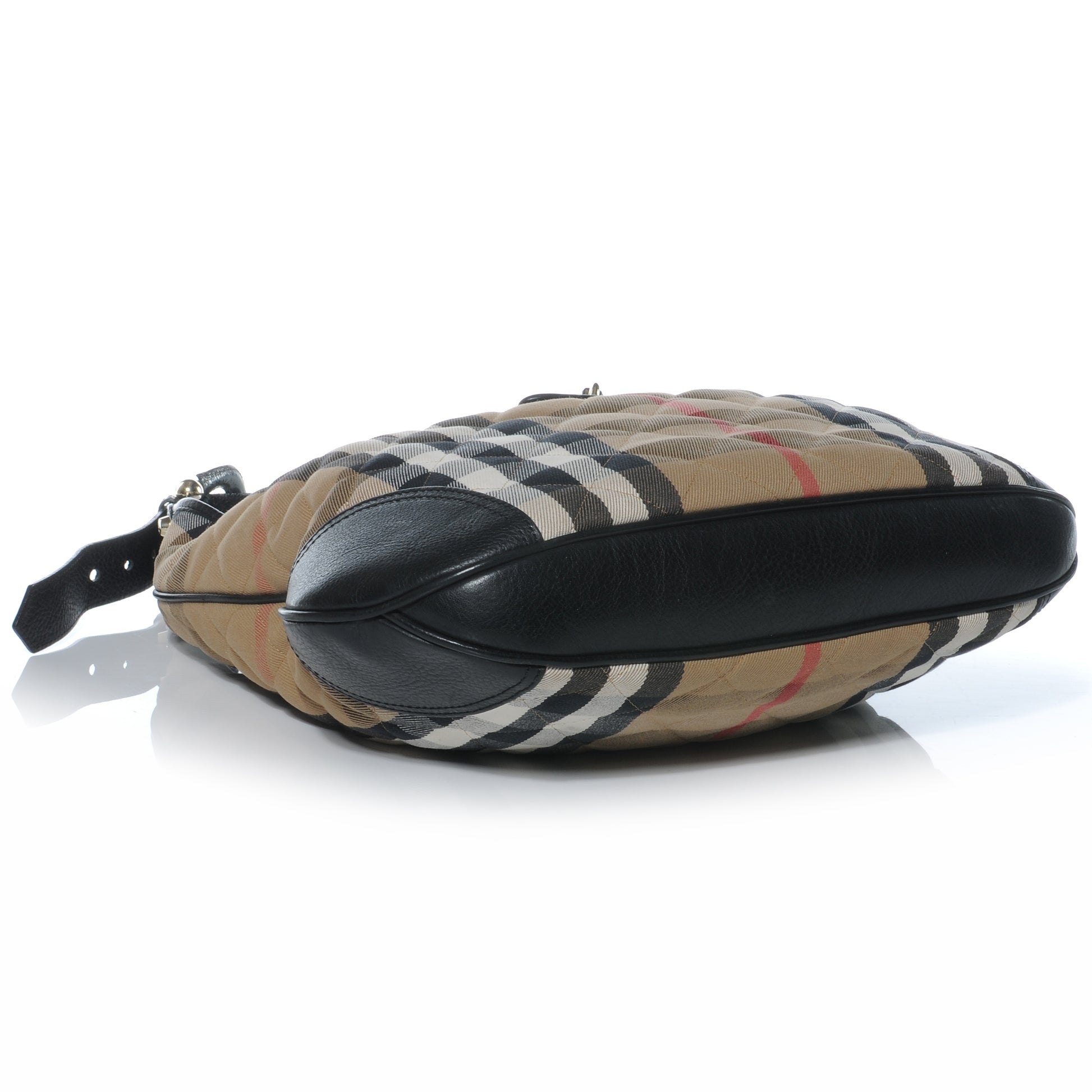 Burberry House Check Quilted Brook Hobo 4 of 8