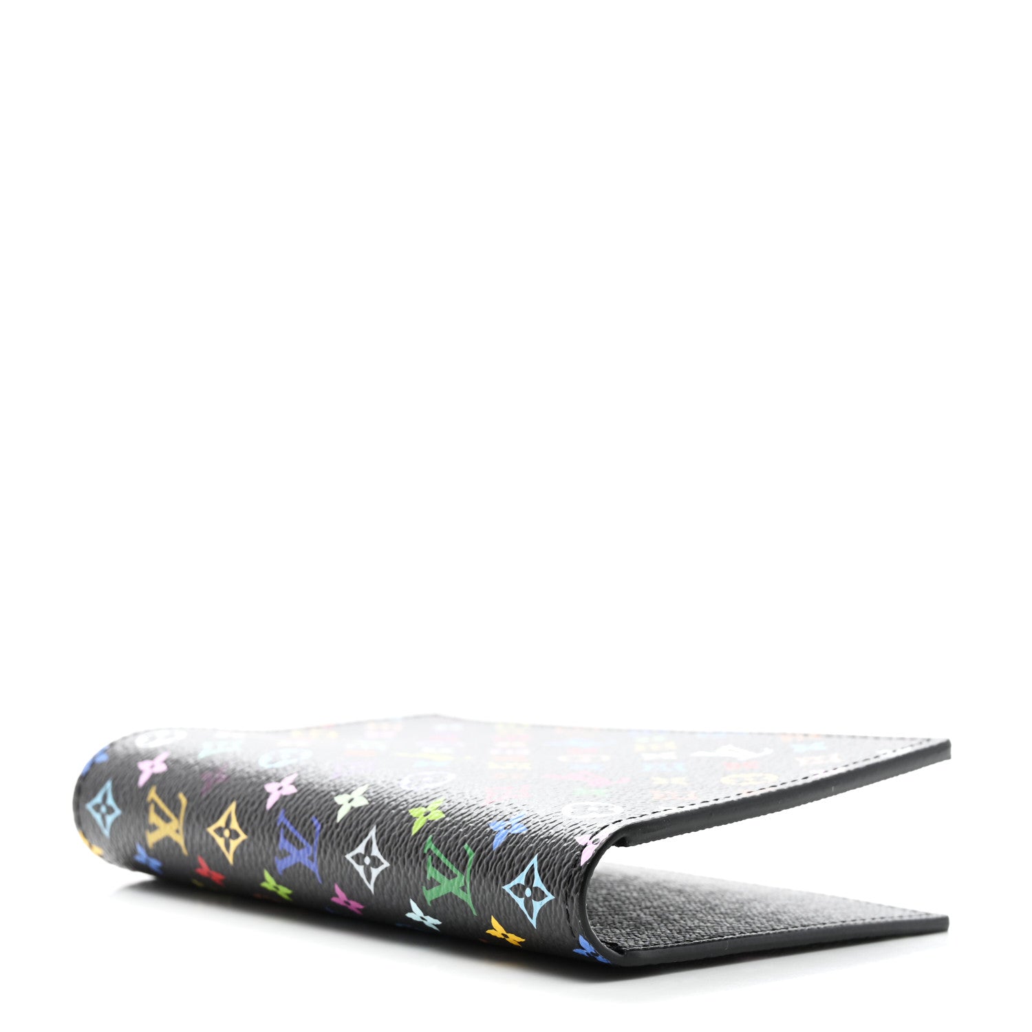 Louis Vuitton LV X TM Monogram Multicolor Passport Cover Black 4 of 7